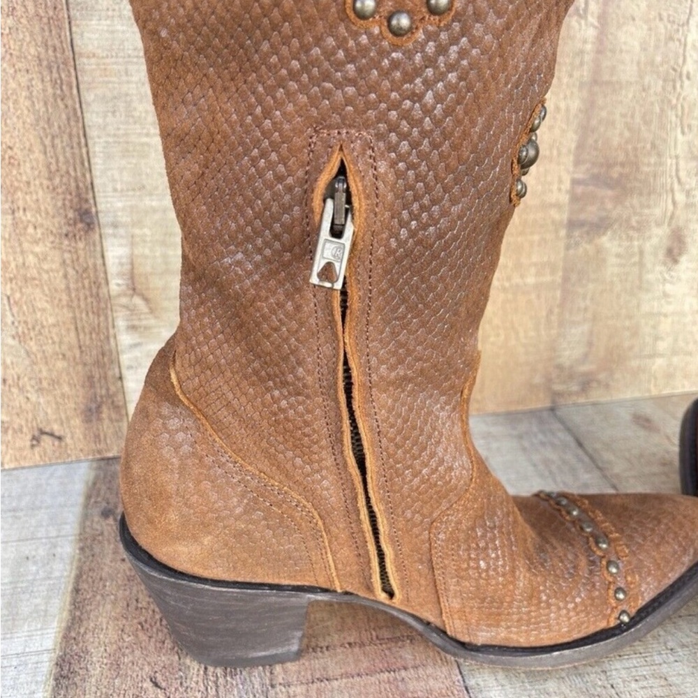 Old Gringo Boots Savannah Dance Brown Studded Sundance Size 7.5 B - Picture 6 of 15